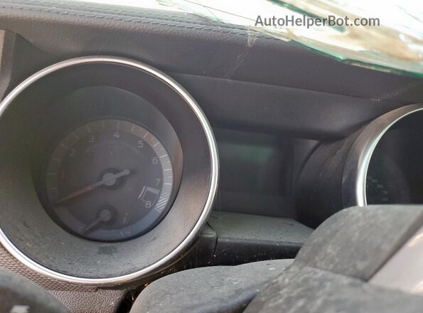 1FA6P8CF7N5108975 2022 FORD MUSTANG Black Вид щитка приладів