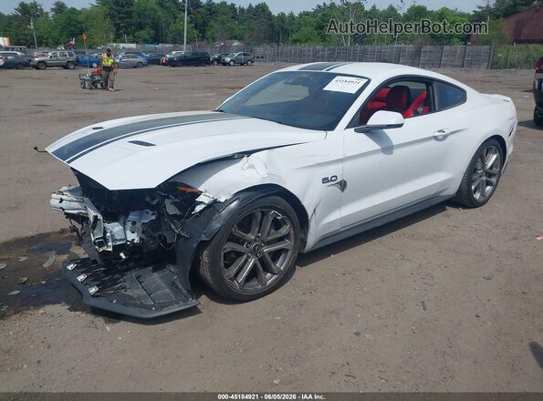 1FA6P8CF7N5141992 2022 FORD MUSTANG White Przód lewy