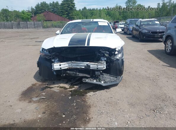 1FA6P8CF7N5141992 2022 FORD MUSTANG White Widok zestawu wskaźników
