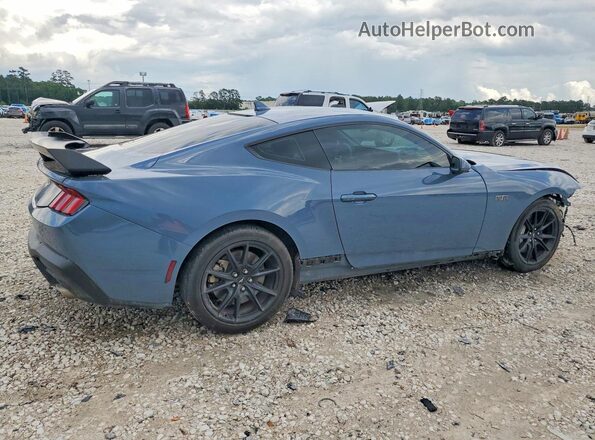1FA6P8CF7R5429159 2024 FORD MUSTANG Blue Trasero derecho