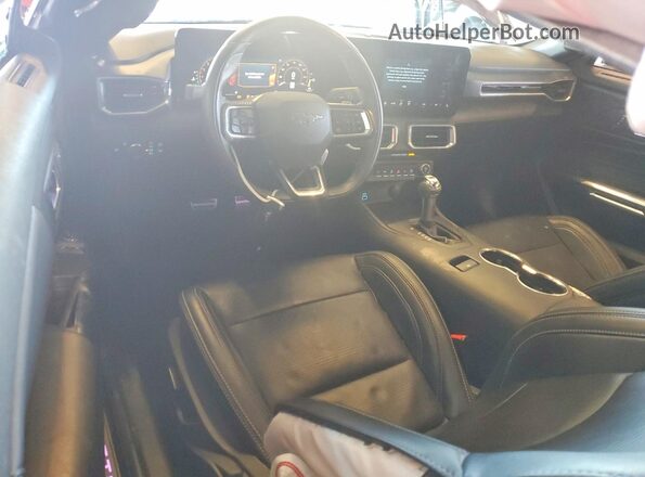 1FA6P8CF7S5406812 2025 FORD MUSTANG Maroon წინა პანელის ხედი