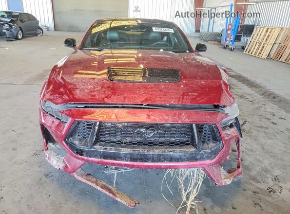 1FA6P8CF7S5406812 2025 FORD MUSTANG Maroon წინა ხედი