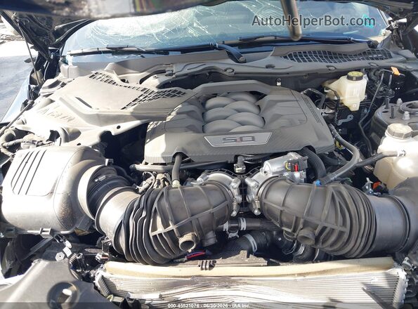 1FA6P8CF7S5411573 2025 FORD MUSTANG Black Հետևի տեսք