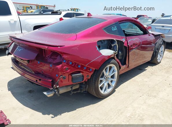1FA6P8CF7S5418359 2025 FORD MUSTANG Красный Задняя правая четверть