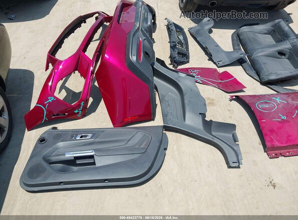 1FA6P8CF7S5418359 2025 FORD MUSTANG Красный Вид щитка приборов
