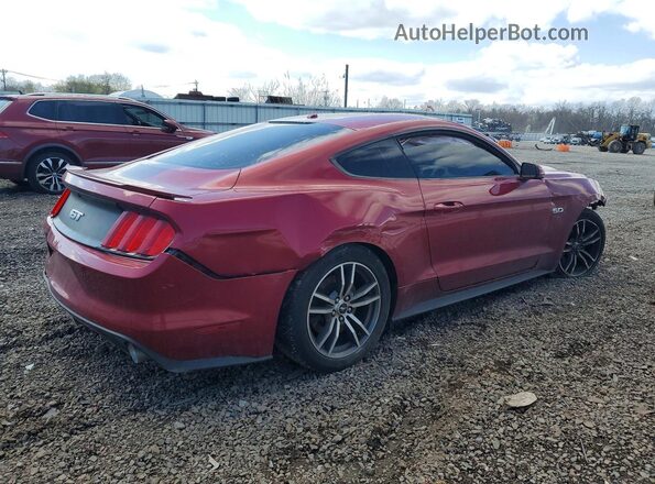1FA6P8CF8G5215911 2016 FORD MUSTANG Red Tył prawy