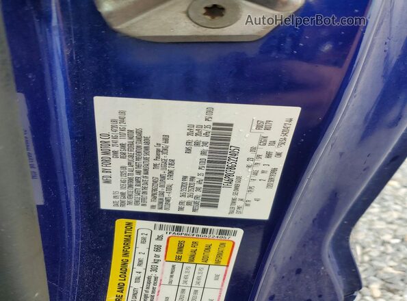 1FA6P8CF8G5224057 2016 FORD MUSTANG Blue 