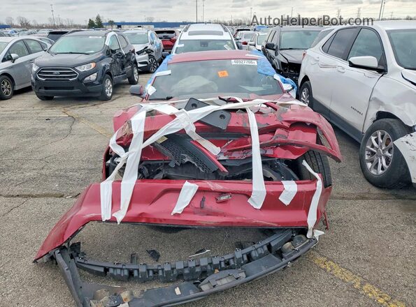 1FA6P8CF8G5294030 2016 FORD MUSTANG Бордовый Вид спереди