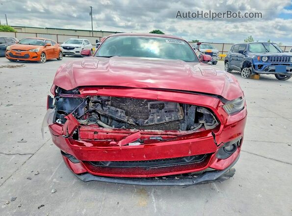 1FA6P8CF8H5287743 2017 FORD MUSTANG Maroon Vista frontal