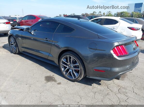 1FA6P8CF8H5310003 2017 FORD MUSTANG Gray Rear left