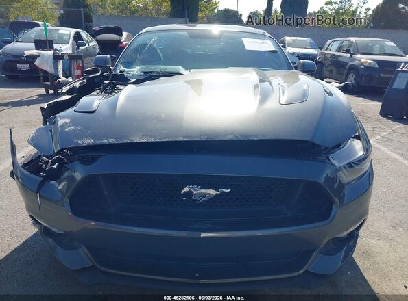 1FA6P8CF8H5310003 2017 FORD MUSTANG Gray Instrument cluster view