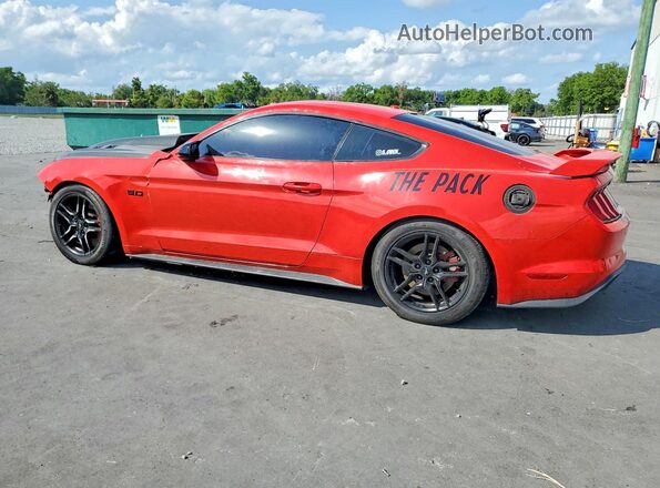 1FA6P8CF8J5121468 2018 FORD MUSTANG Red Հետևի ձախ