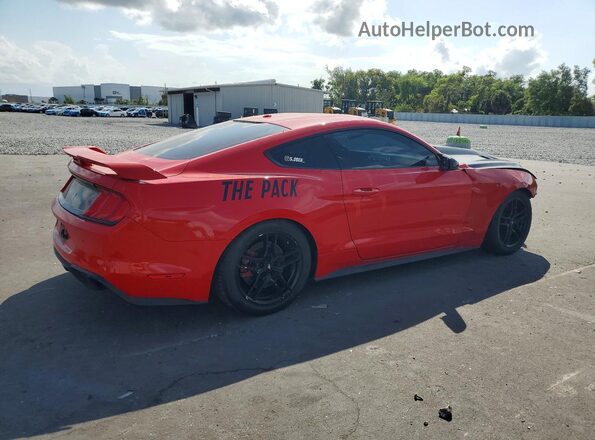 1FA6P8CF8J5121468 2018 FORD MUSTANG Red Հետևի աջ