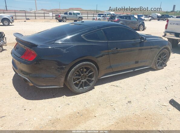 1FA6P8CF8K5115185 2019 FORD MUSTANG Black Trasero derecho