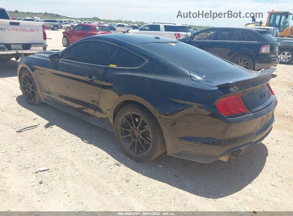 1FA6P8CF8K5115185 2019 FORD MUSTANG Black Trasero izquierdo