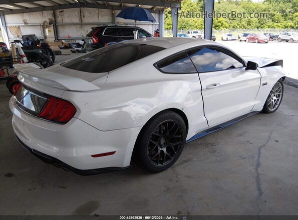1FA6P8CF8K5118068 2019 FORD MUSTANG Белый Задняя правая четверть