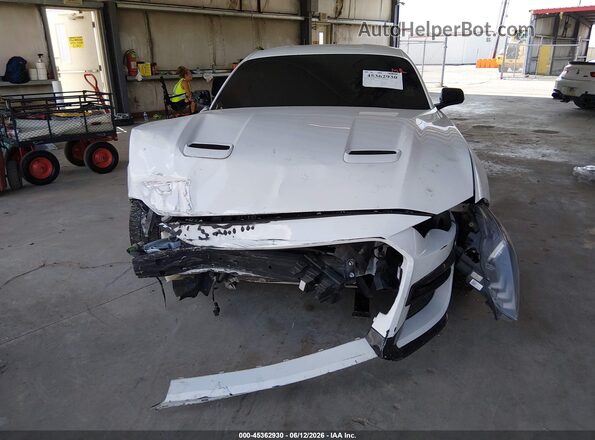 1FA6P8CF8K5118068 2019 FORD MUSTANG Белый Вид щитка приборов
