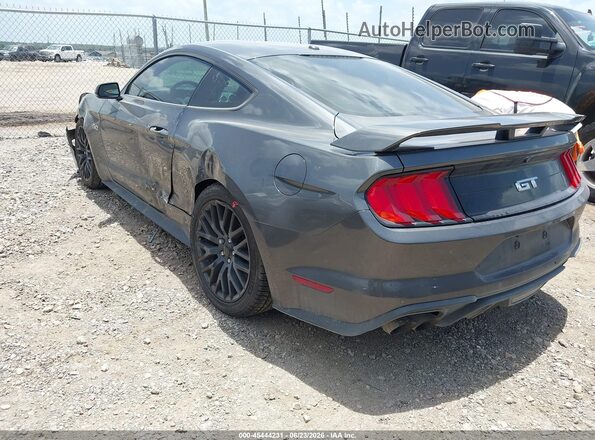 1FA6P8CF8K5130141 2019 FORD MUSTANG Gray Tył lewy