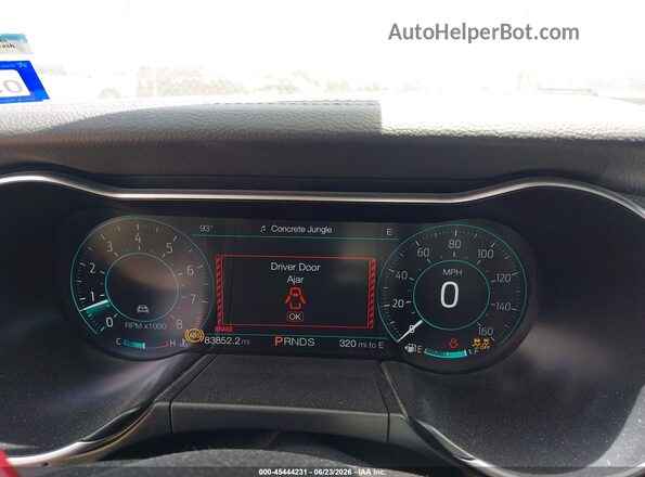 1FA6P8CF8K5130141 2019 FORD MUSTANG Gray Widok tylnych siedzeń