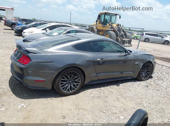 1FA6P8CF8K5130141 2019 FORD MUSTANG Gray Widok wnętrza 360 stopni