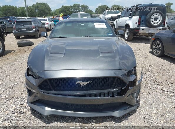 1FA6P8CF8K5130141 2019 FORD MUSTANG Gray Widok wnętrza z tyłu