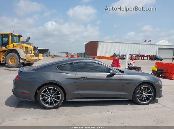 1FA6P8CF8K5146629 2019 FORD MUSTANG Gray Vista interior trasera