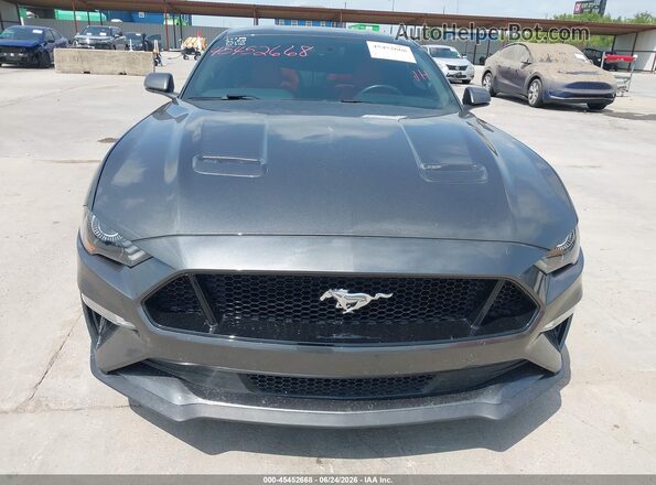 1FA6P8CF8K5146629 2019 FORD MUSTANG Gray Vista del cuadro de instrumentos