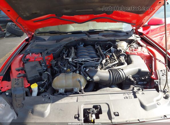 1FA6P8CF8K5159218 2019 FORD MUSTANG Red უკანა ხედი
