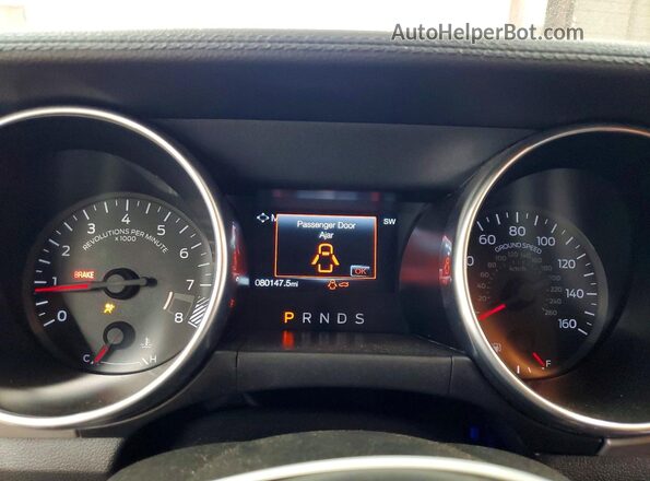 1FA6P8CF8K5194020 2019 FORD MUSTANG Two Tone Вид щитка приладів
