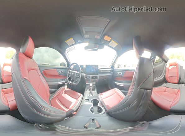 1FA6P8CF8R5411396 2024 FORD MUSTANG White Սալոնի 360 աստիճան տեսք