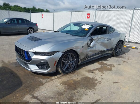 1FA6P8CF8R5424357 2024 FORD MUSTANG Silver Front left