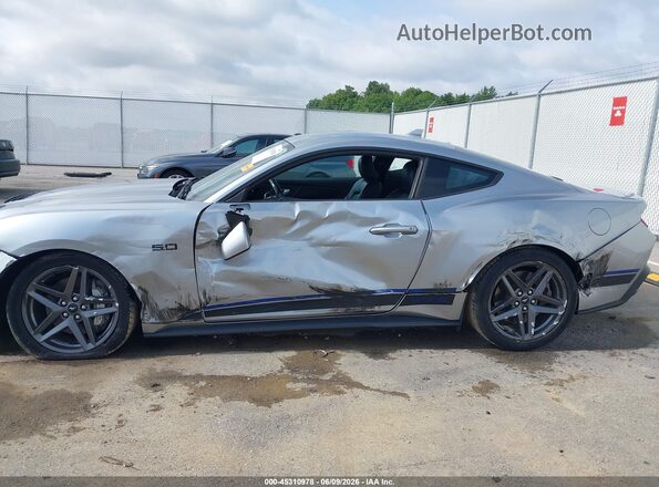 1FA6P8CF8R5424357 2024 FORD MUSTANG Silver Front view
