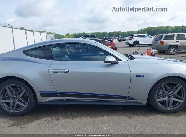 1FA6P8CF8R5424357 2024 FORD MUSTANG Silver Rear interior view