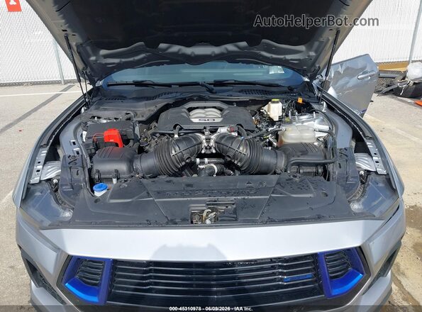 1FA6P8CF8R5424357 2024 FORD MUSTANG Silver Rear view