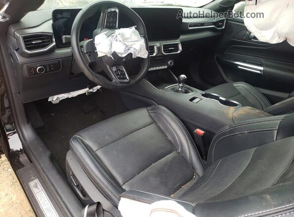 1FA6P8CF8S5411145 2025 FORD MUSTANG Black Widok deski rozdzielczej