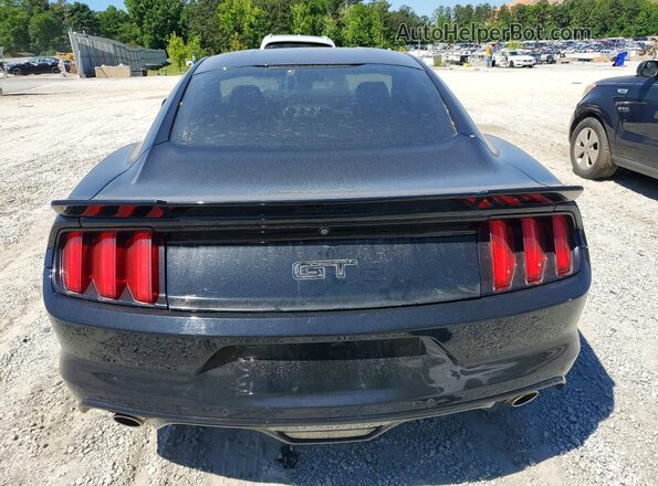 1FA6P8CF9G5255169 2016 FORD MUSTANG Black Rear view