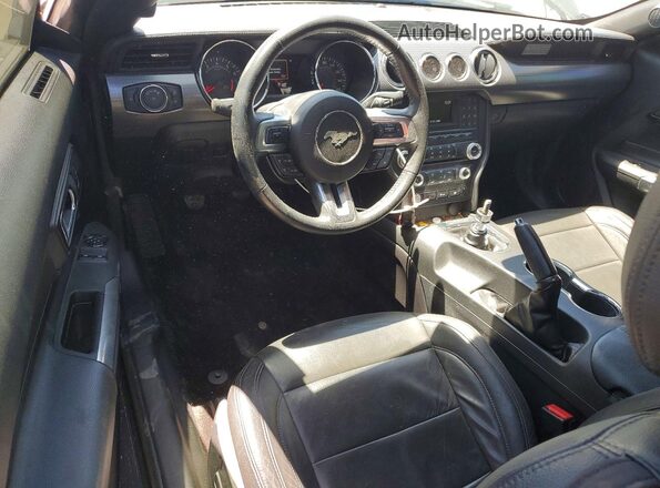 1FA6P8CF9G5255169 2016 FORD MUSTANG Black Dashboard view