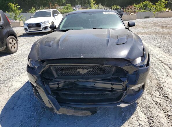 1FA6P8CF9G5255169 2016 FORD MUSTANG Black Front view