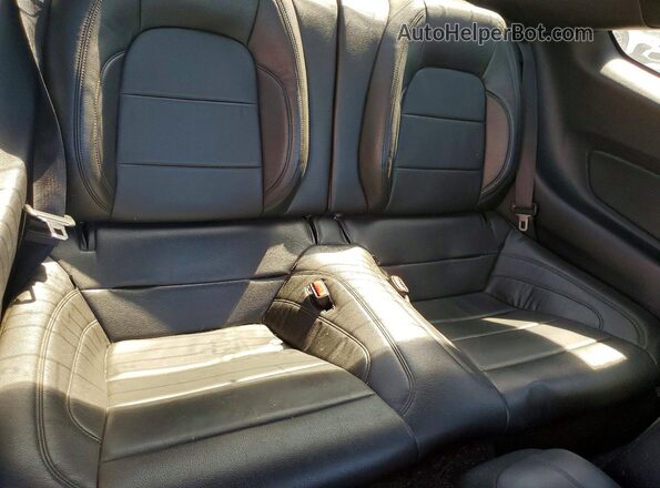 1FA6P8CF9G5255169 2016 FORD MUSTANG Black Rear seats view