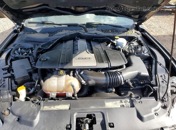 1FA6P8CF9K5152620 2019 FORD MUSTANG Black უკანა სალონის ხედი