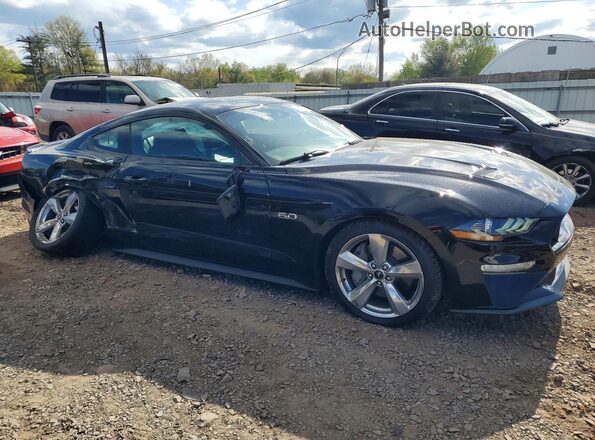 1FA6P8CF9K5152620 2019 FORD MUSTANG Black წინა მარჯვენა