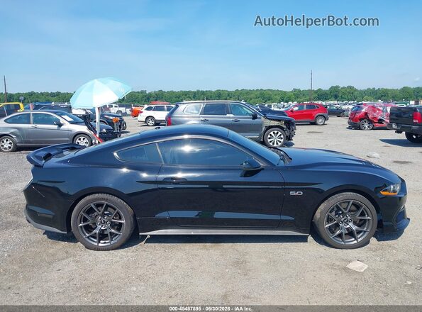 1FA6P8CF9K5184337 2019 FORD MUSTANG Black Սալոնի հետևի տեսք