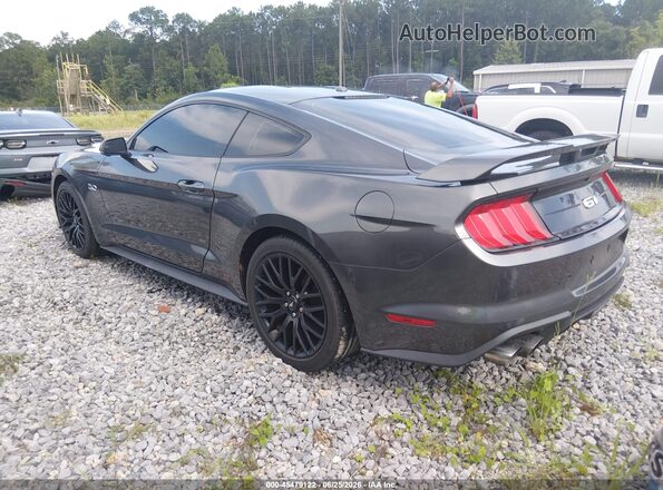 1FA6P8CF9K5197301 2019 FORD MUSTANG Gray Tył lewy