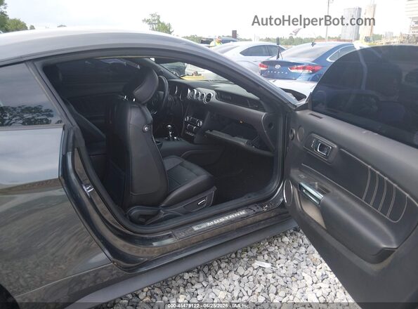 1FA6P8CF9K5197301 2019 FORD MUSTANG Gray Widok wnętrza z przodu