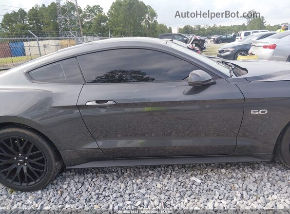 1FA6P8CF9K5197301 2019 FORD MUSTANG Gray Widok wnętrza z tyłu