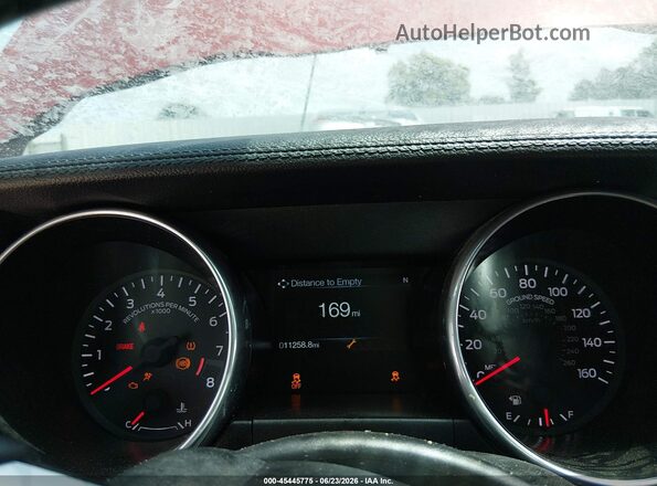 1FA6P8CF9L5100910 2020 FORD MUSTANG Red Հետևի նստատեղերի տեսք