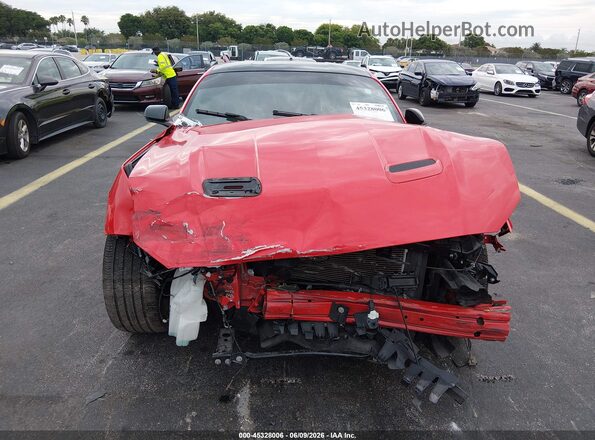1FA6P8CF9L5108229 2020 FORD MUSTANG Red Widok zestawu wskaźników