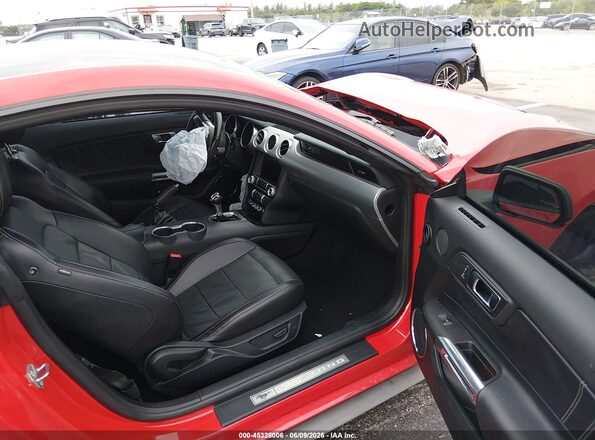 1FA6P8CF9L5108229 2020 FORD MUSTANG Red Widok wnętrza z przodu