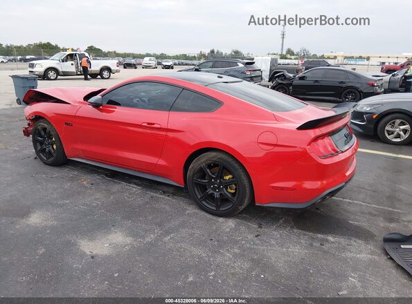 1FA6P8CF9L5108229 2020 FORD MUSTANG Red Tył lewy