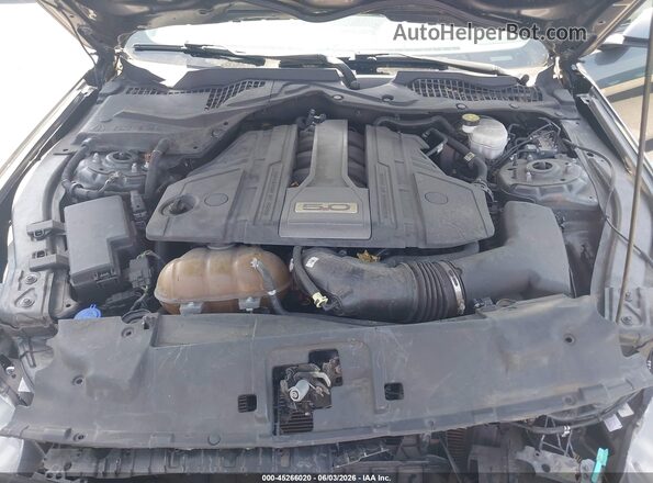 1FA6P8CF9L5114239 2020 FORD MUSTANG Gray Вид ззаду
